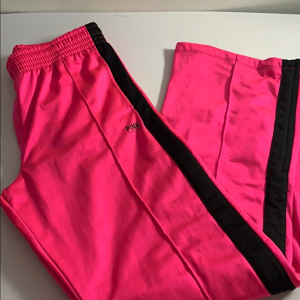 Pink Victoria’s Secret Track Pants - Picture 1 of 7